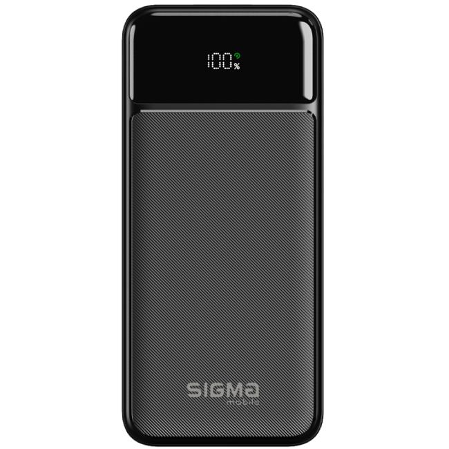 Powerbank SIGMA X-power SI20A4QL 20000 mah 20W Black (4827798799710)