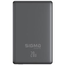 Powerbank SIGMA X-power SI10A7QL-MAG 10000 mah 20W Grey (4827798955116)