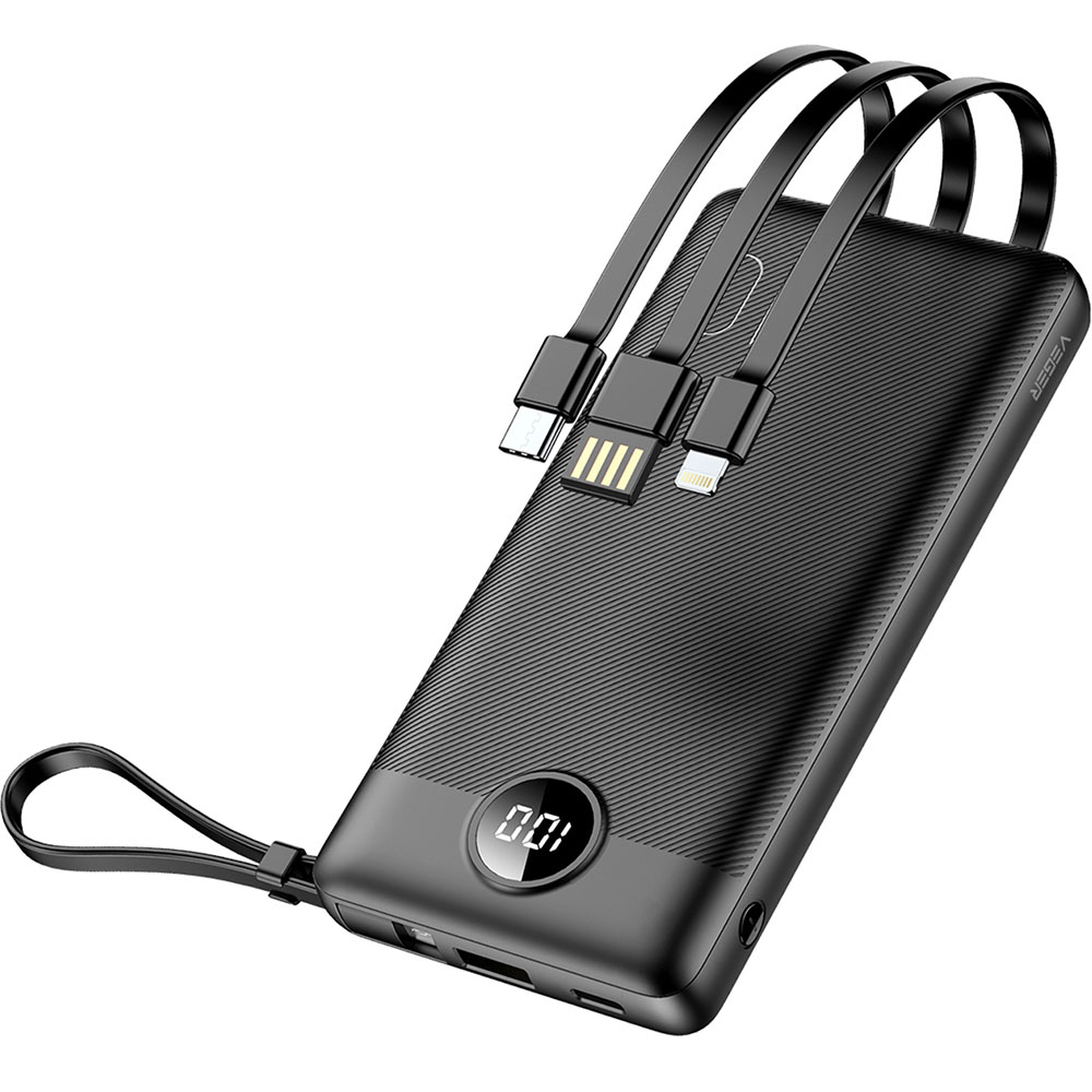 Powerbank VEGER 10000mAh (W1116.black) Торгова марка VEGER
