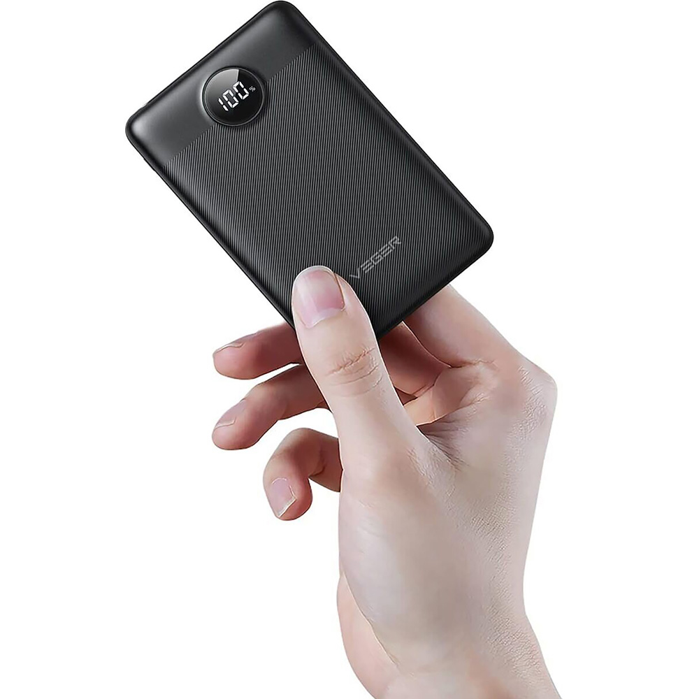 Powerbank VEGER 10000mAh (W1140.black) Торговая марка VEGER