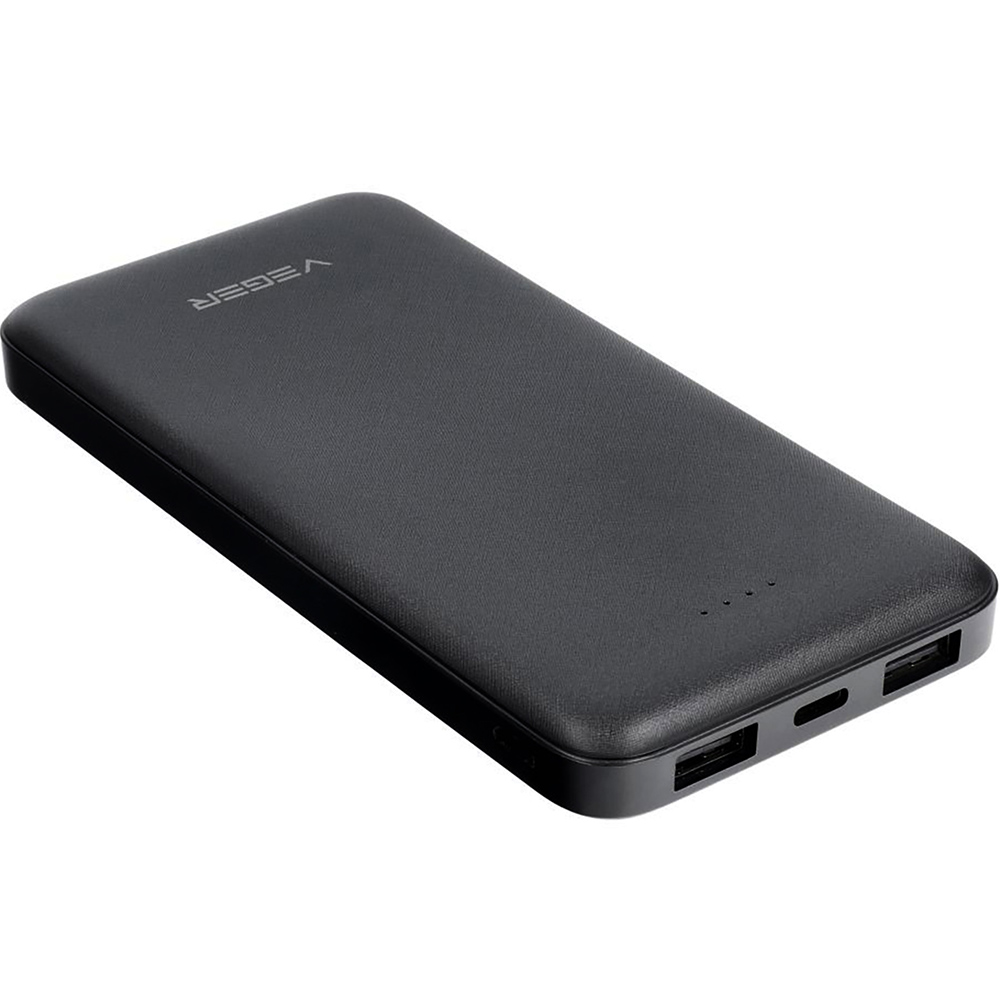 Powerbank VEGER 10000mAh (W1065.black) Емкость 10000