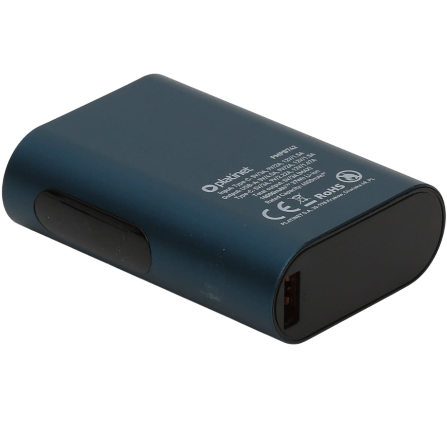 Изображение Powerbank PLATINET 10000 mAh Touch Mini Blue (PMPB742BL)