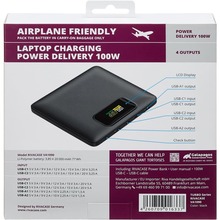 Powerbank RIVACASE RIVAPOWER VA1090 20000mAh 100W Black