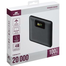 Powerbank RIVACASE RIVAPOWER VA1090 20000mAh 100W Black