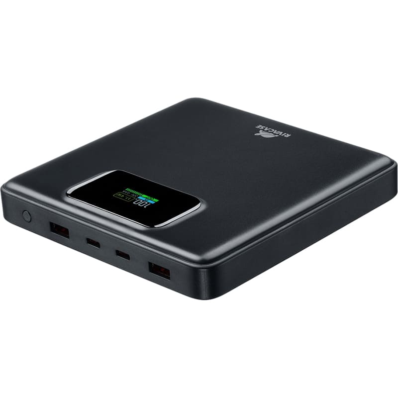 Зовнішній вигляд Powerbank RIVACASE RIVAPOWER VA1091 25800mAh 100W Black