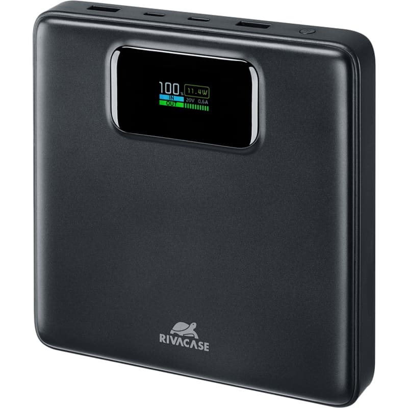 Powerbank RIVACASE RIVAPOWER VA1091 25800mAh 100W Black Ємність 25800