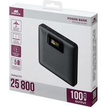 Powerbank RIVACASE RIVAPOWER VA1091 25800mAh 100W Black