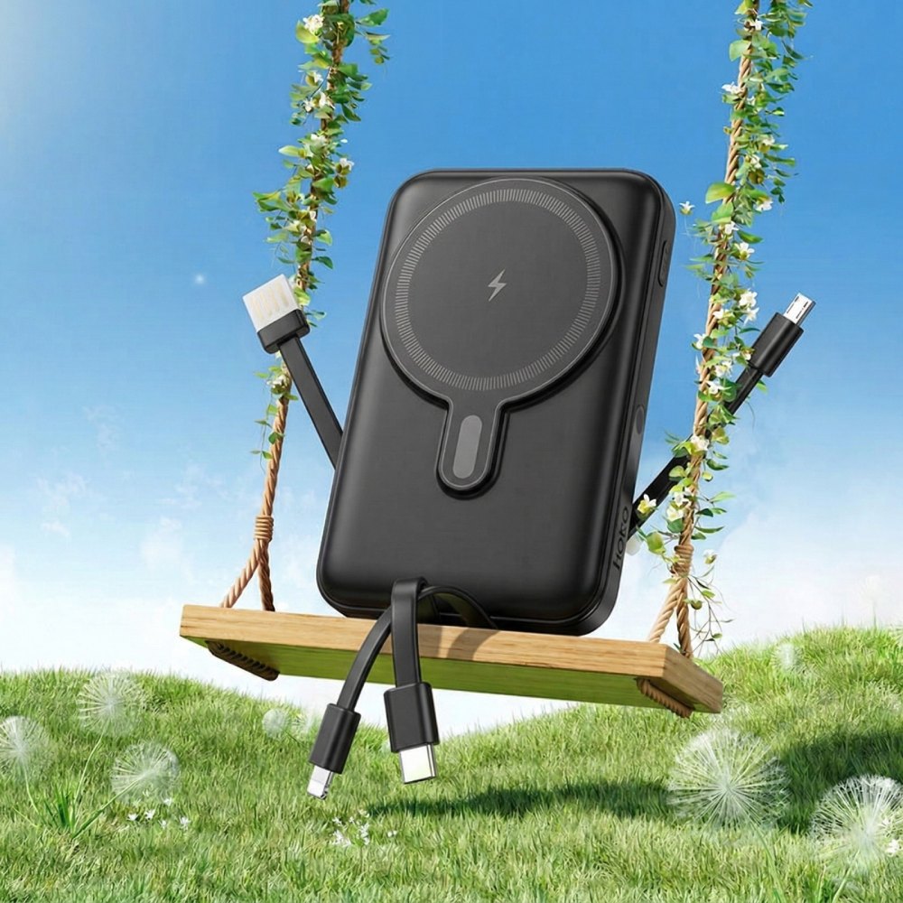 Зовнішній вигляд Powerbank HOCO J135 Rico 10000mAh 22.5W Black (715097)