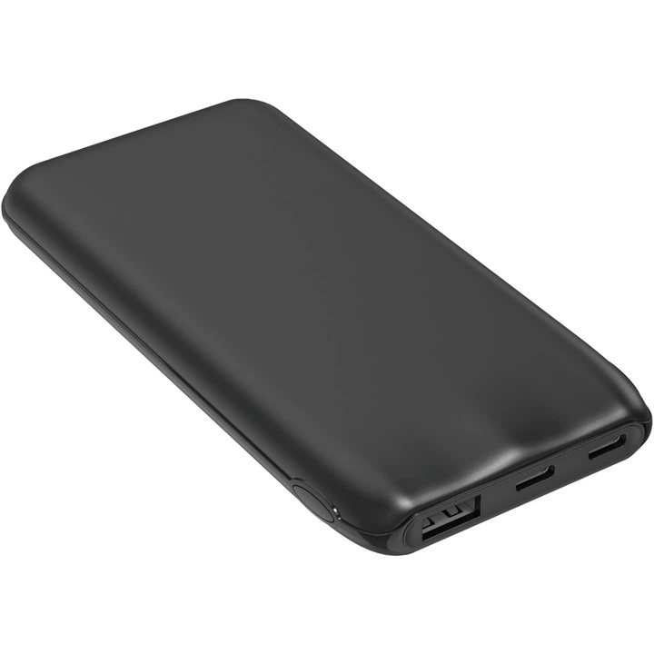 Powerbank PLATINET 10000mAh 3,7V 37Wh 12W 2x USB-C 1x USB-A BLACK (PMPB1010B)