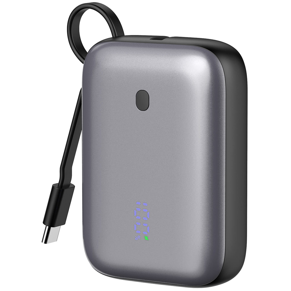 Powerbank PLATINET 10000mAh 20W PD WITH CABLE (PMPB1020C) Входной разъем USB Type-C