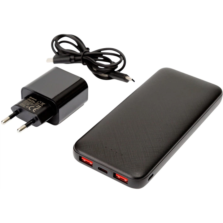 Powerbank PLATINET SET 10000mAh 20W PD CHARGER 1M CABLE BLACK (PMPB10SETB) Торговая марка PLATINET