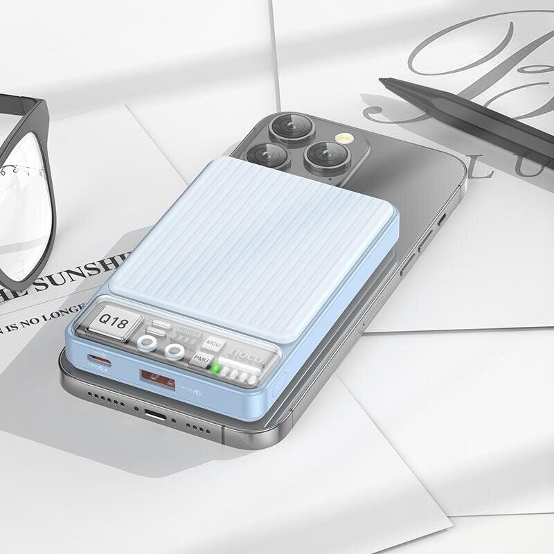 Внешний вид Powerbank HOCO Q18 Tourer 10000 mAh 22.5W Black (715106)