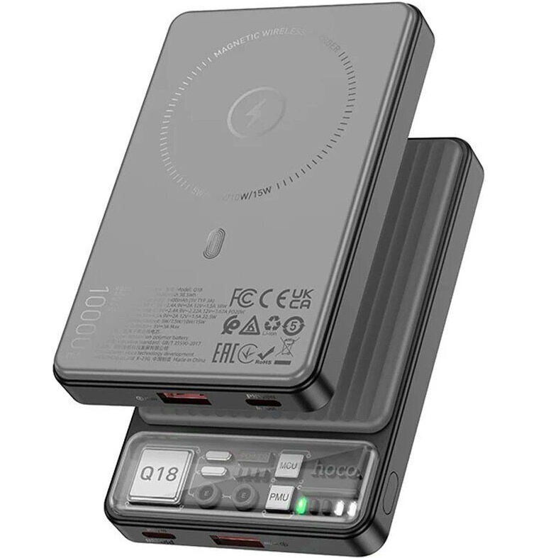 Powerbank HOCO Q18 Tourer 10000 mAh 22.5W Black (715106) Торговая марка HOCO