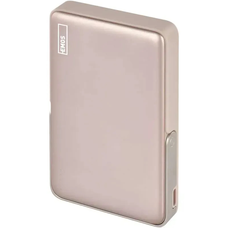 Powerbank EMOS B0552RG MagSafe 10 000 mAh Rosegold (B0552RG) Тип акумулятора Li-Pol