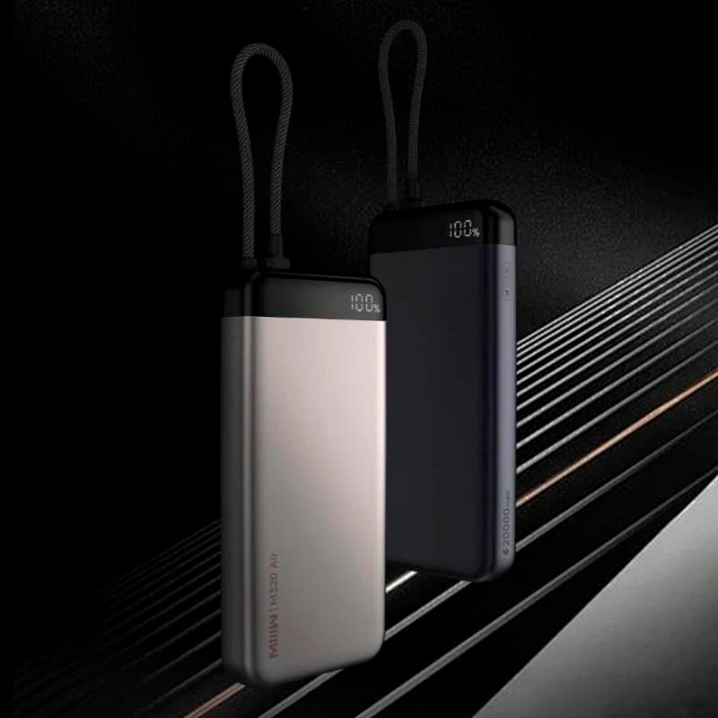Внешний вид Powerbank MIIIW M320 Air 20000mAh 55W Space Gray (iPB2055s)
