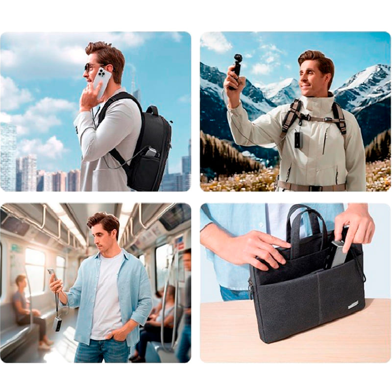 Powerbank MIIIW M310 Pro 5500mAh 45W Titanium Silver Gray (iPB1045) Вихідні роз'єми інтерфейси USB Type-C