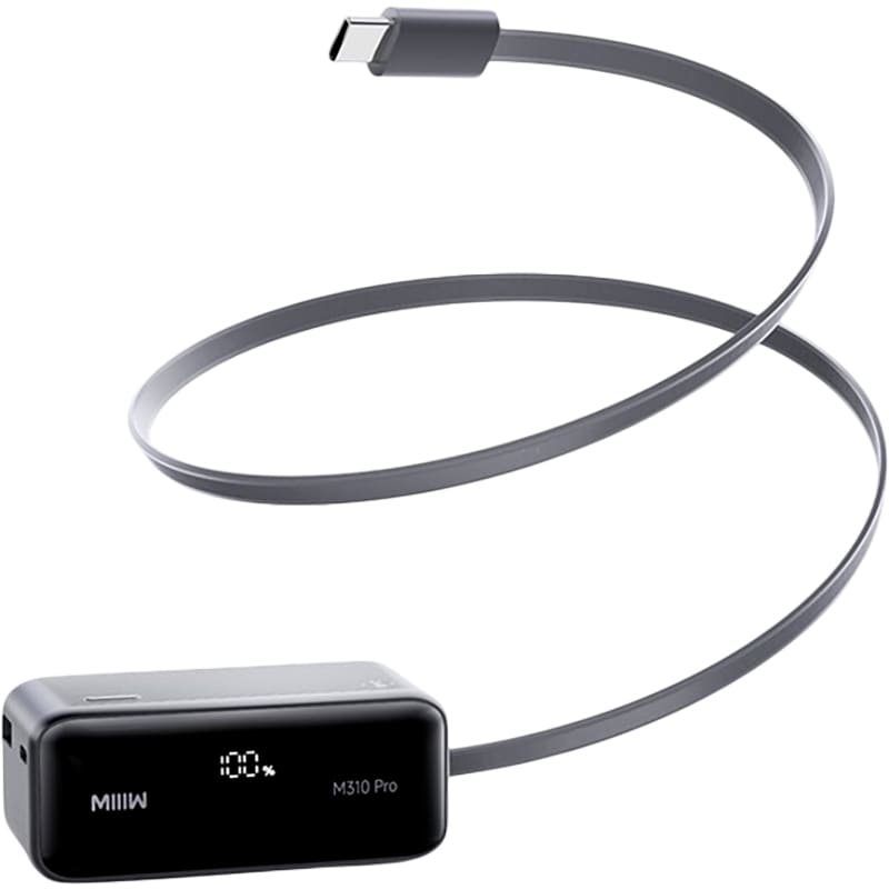 Powerbank MIIIW M310 Pro 5500mAh 45W Titanium Silver Gray (iPB1045)