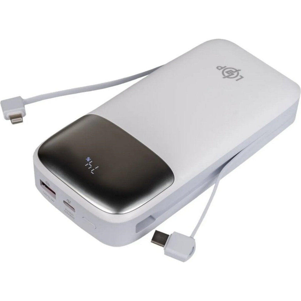Powerbank LOGICPOWER PQ20 20000mAh 22.5W (lp31341) Вхідний роз'єм USB Type-C, Lightning