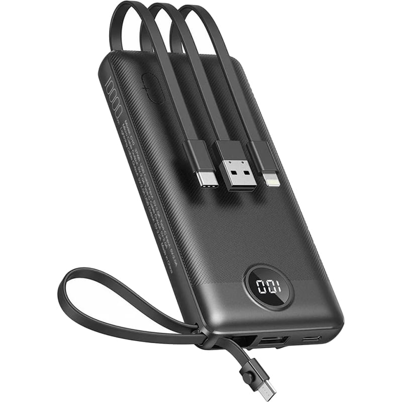 Powerbank VEGER C10 10000mAh 10.5W Black (1283126526848)