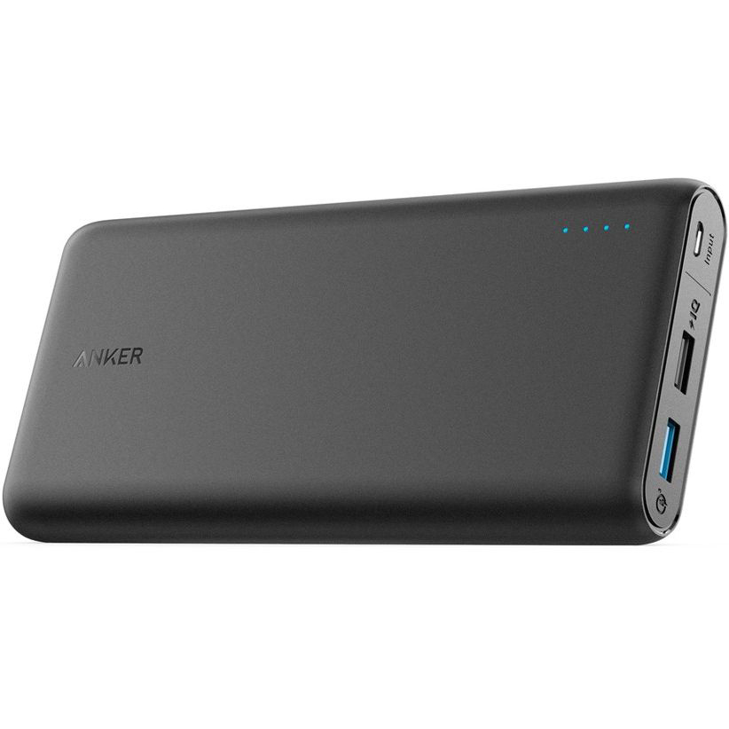 Powerbank ANKER PowerCore 20000 with QC3.0 & PowerIQ V3 Black (A1274H11)