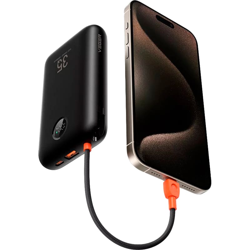 Powerbank VEGER K2 W2068 20000mAh 35W Black (6977525750120) Торгова марка VEGER