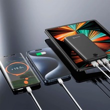 Powerbank SWISSTEN POWER BANK Worx Pro 10000mAh 10.5W Black (8595217490642)