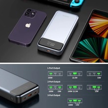 Powerbank SWISSTEN POWER BANK For Laptop 30000mAh 133W Grey (8595217484016)