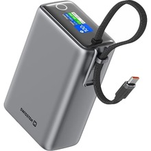 Powerbank SWISSTEN POWER BANK TRAVEL 25000mAh 100W Grey (8595217493346)