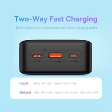 Powerbank BASEUS Airpow 30000mAh 20W Black (PPQD090101)