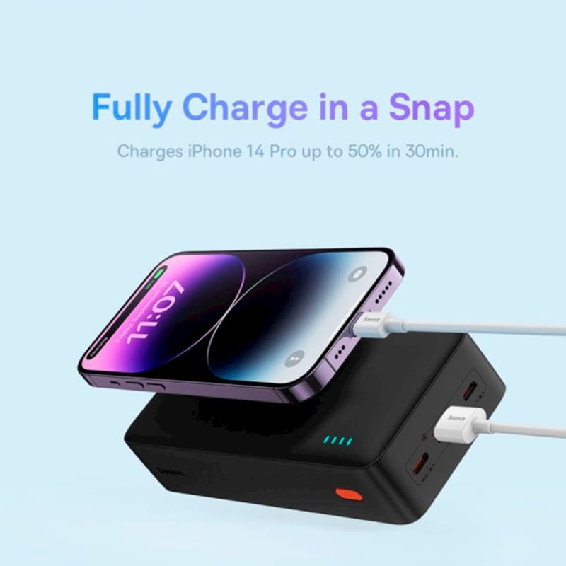 В Україні Powerbank BASEUS Airpow 30000mAh 20W Black (PPQD090101)