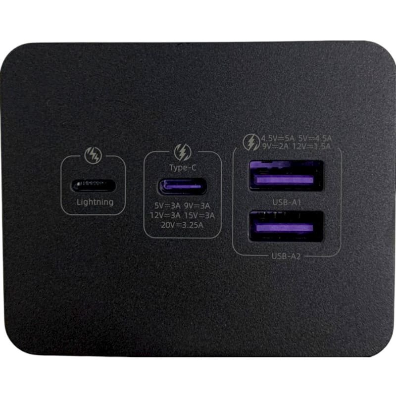 Powerbank ROMOSS PEA40S Pro 40000mAh 65W Black (PEA40-382-2131H) Тип акумулятора Li-Pol