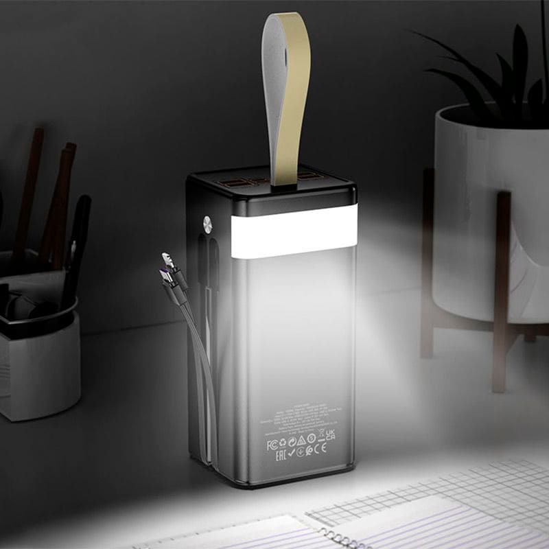 Заказать Powerbank HOCO DB58B Plentiful 50000mAh 22.5W Black (715357)