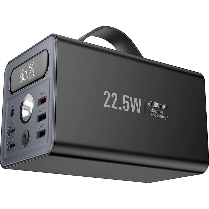 Powerbank HOCO J138 Distant 60000mAh 22.5W Black (715358) Тип аккумулятора Li-Pol