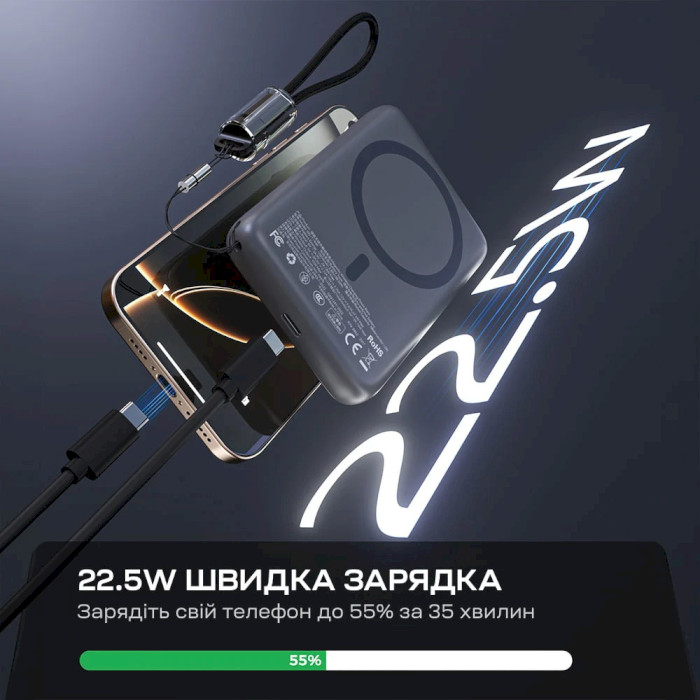 Внешний вид Powerbank CHOETECH B862 10000mAh Black