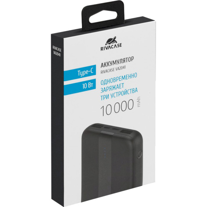 Изображение Powerbank RIVACASE VA2041 10000mAh Black