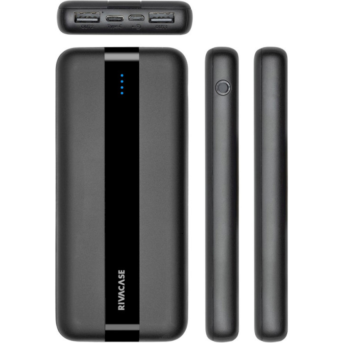 Заказать Powerbank RIVACASE VA2041 10000mAh Black