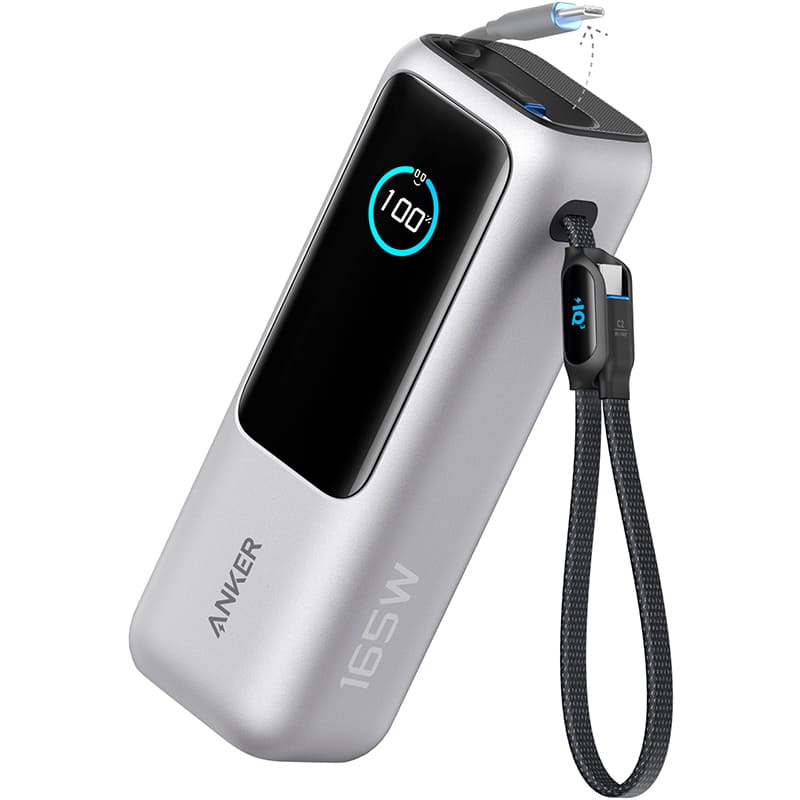 Powerbank ANKER 25000 mAh 165W Silver (A1695H41) Торговая марка ANKER