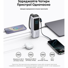 Powerbank ANKER 25000 mAh 165W Silver (A1695H41)