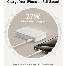 Powerbank ANKER MagGo 10000 mAh 27W White (A1654G21)