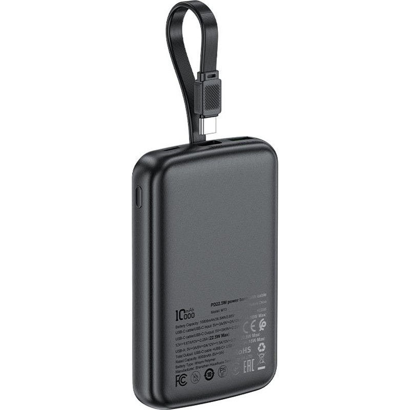Powerbank ACEFAST M13 PD22.5W 10000mAh Black (6974316283959) Торгова марка ACEFAST
