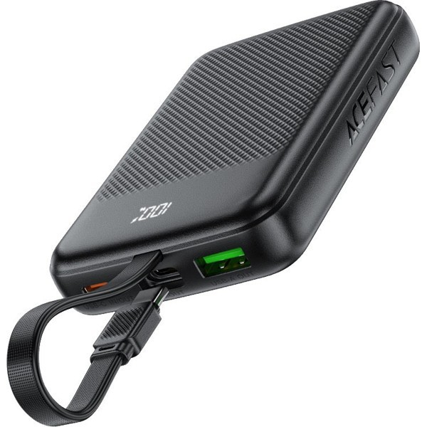 Powerbank ACEFAST M13 PD22.5W 10000mAh Black (6974316283959) Ємність 10000