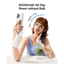 Powerbank BASEUS EnerFill FC21 Qpow 3 Ultra 20000mAh Digital Display with Cable 22.5W Cosmic Black (E0027M00)