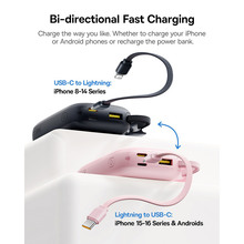 Powerbank BASEUS EnerFill FC21 Qpow 3 Ultra 20000mAh Digital Display with Cable 22.5W Cosmic Black (E0027M00)