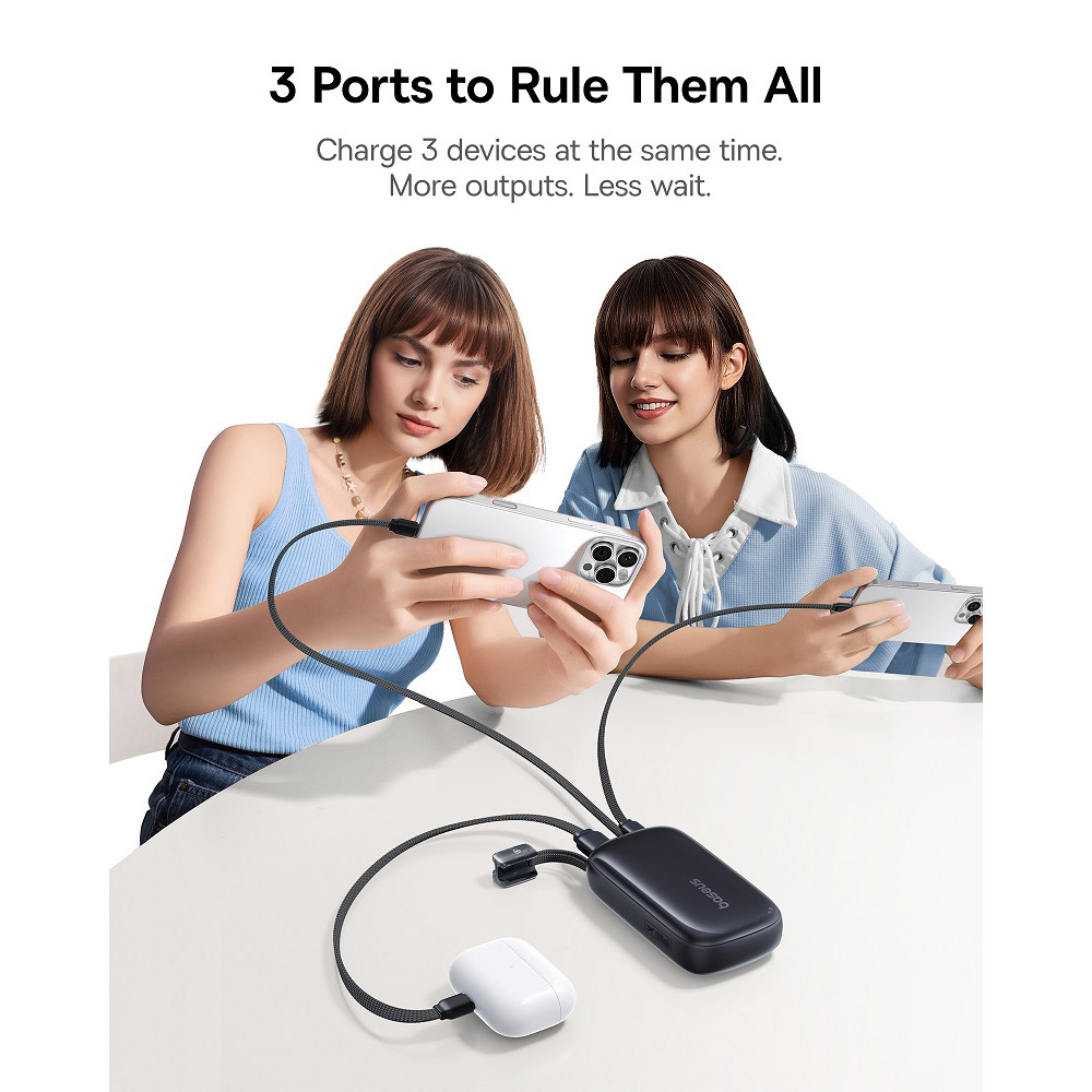 Заказать Powerbank BASEUS EnerFill FC21 Qpow 3 Ultra 20000mAh Digital Display with Cable 22.5W Cosmic Black (E0027M00)