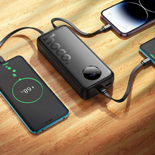 Powerbank HOCO J132A Sabio 20000mAh 22.5W+PD20W fully compatible with 3 cables Black (6942007632591)