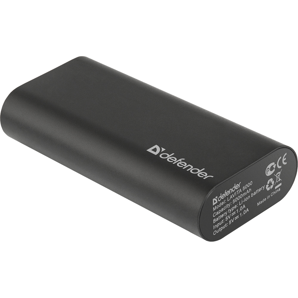 Powerbank DEFENDER ExtraLife Lavita 5000mAh (83632) Торгова марка DEFENDER