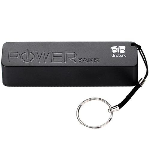 Powerbank DROBAK Alum-5000 Li-Pol Black + Power-1200 Li-Ion Black Ємність 5000