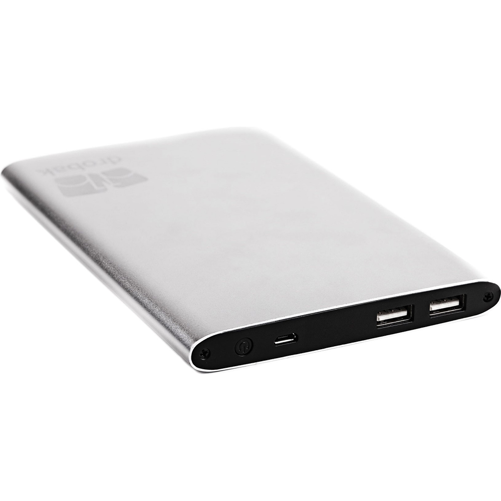 Powerbank DROBAK Alum-20000 Li-Pol Silver (608705) Комплектація  micro-USB кабель