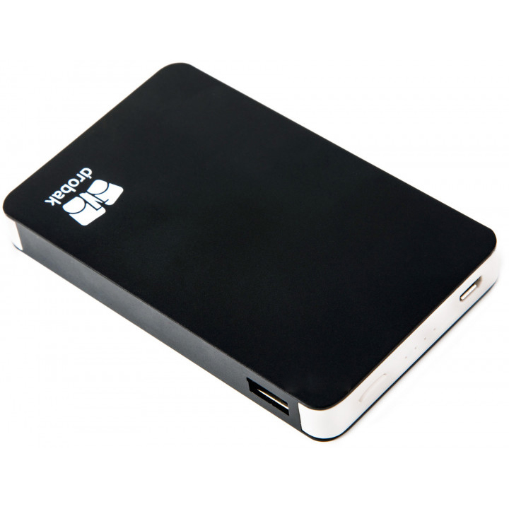 Powerbank DROBAK Alum-5200 Li-Pol Black (608704) Комплектація  кабель USB/micro-USB