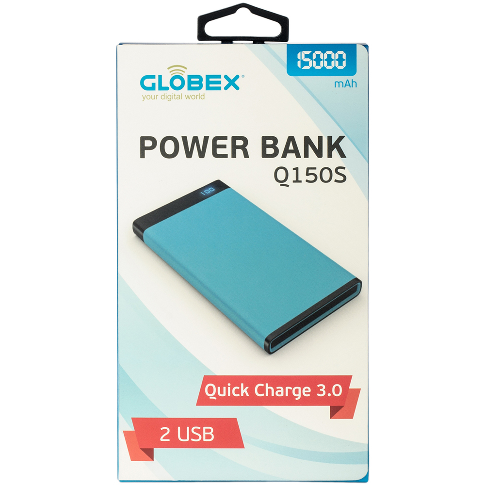 В Украине Powerbank GLOBEX Q150S 15000 mAh